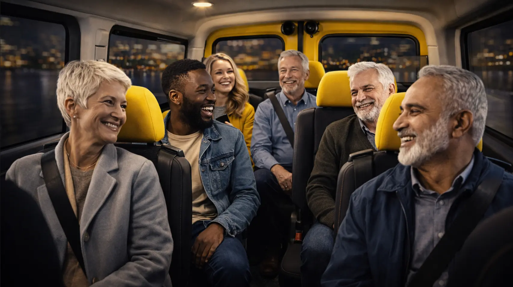 Spacious Maxi Taxi Interior